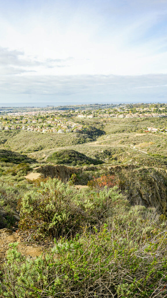 The cliffs in the distance, Mount Calavera, Carlsbad, CA