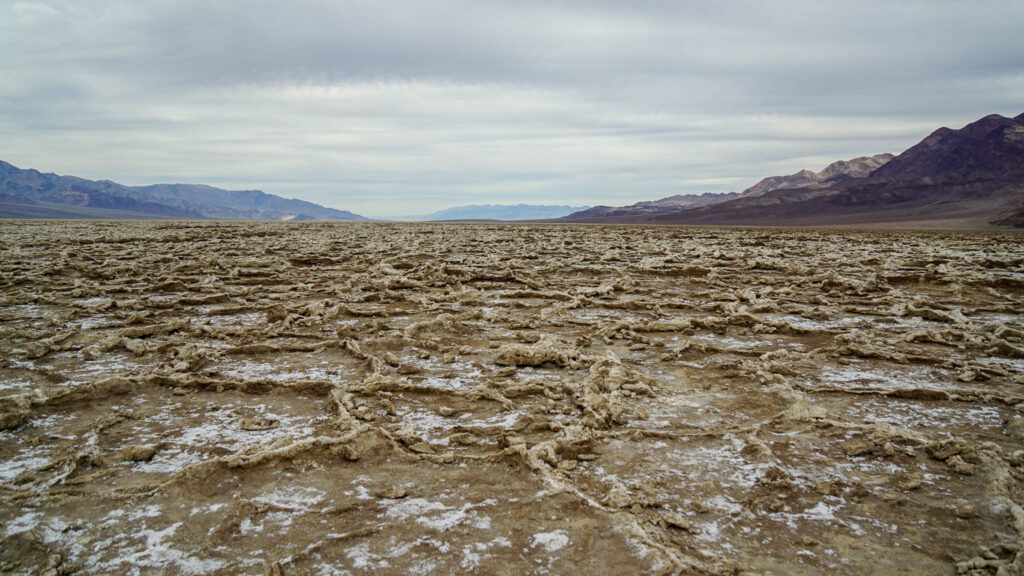 Badwater Basin and the Salt Flats in Death Valley National Park