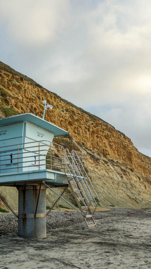 Beach Tower at Torrey Pines State Natural Reserve
