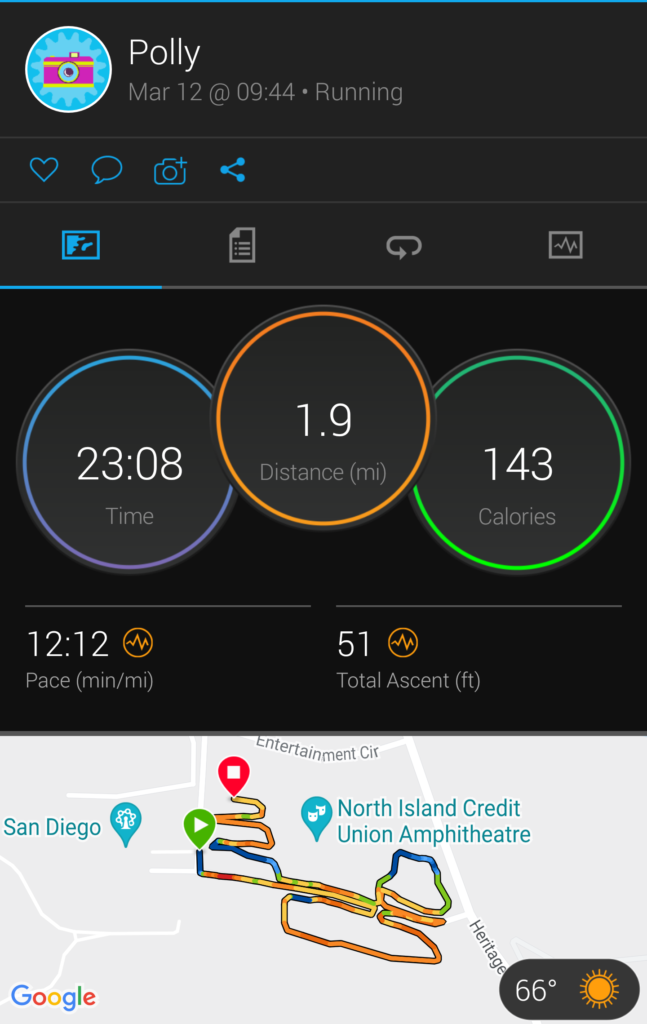 My Stats from Running My First 5K Run