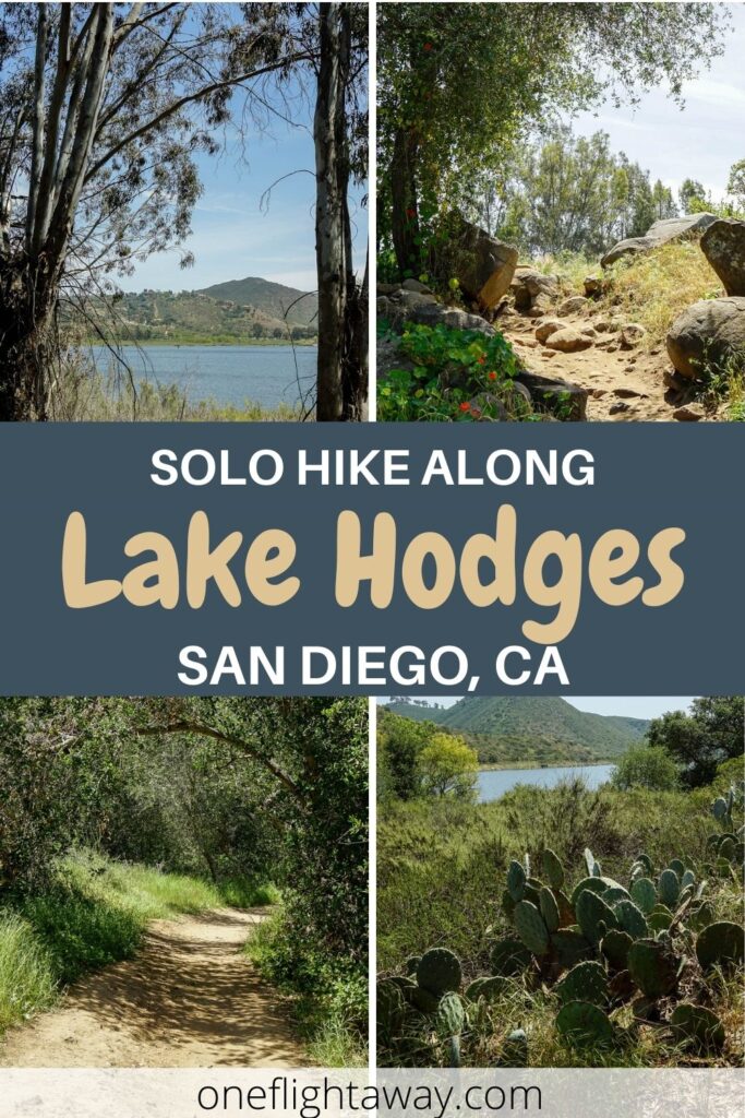 Photo Collage - Solo Hike Along Lake Hodgesa
