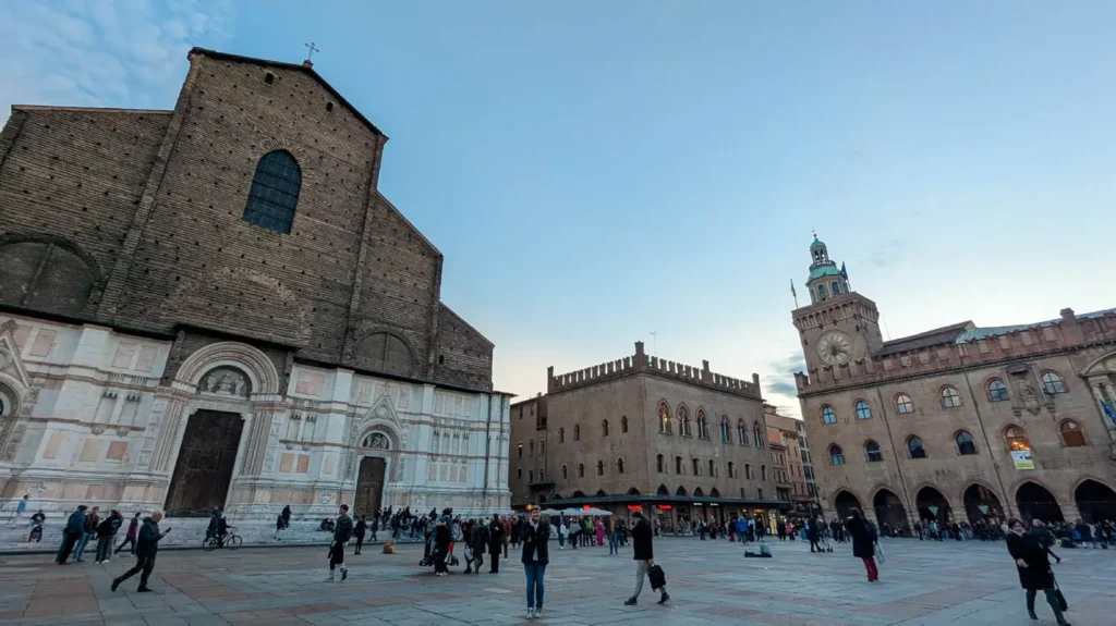 Piazza Maggiore and Basilica di San Petronio