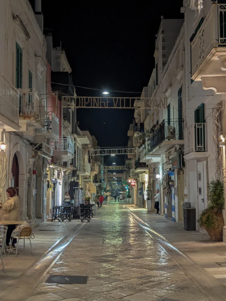 Walk down Via Roma in Polignano a Mare - one of the best things to do in Polignano a Mare