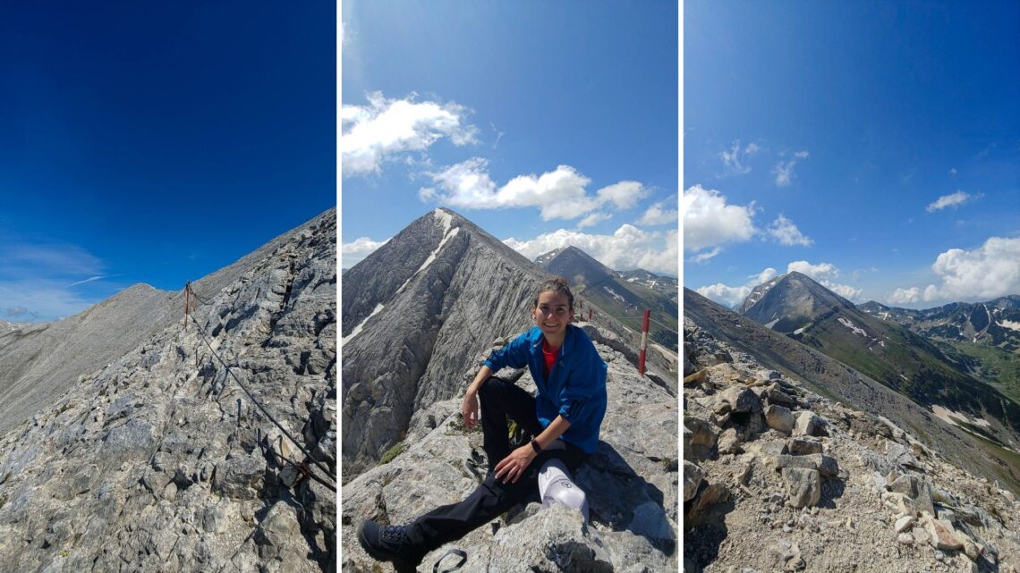 Photo Collage of Hiking Koncheto Ridge