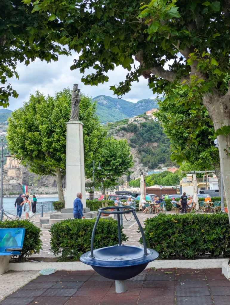 A playground in Maiori Italy - a place to visit in Maiori with kids