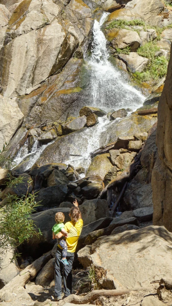 Me and my son at Grizzly Falls in Kings Canyon National Park